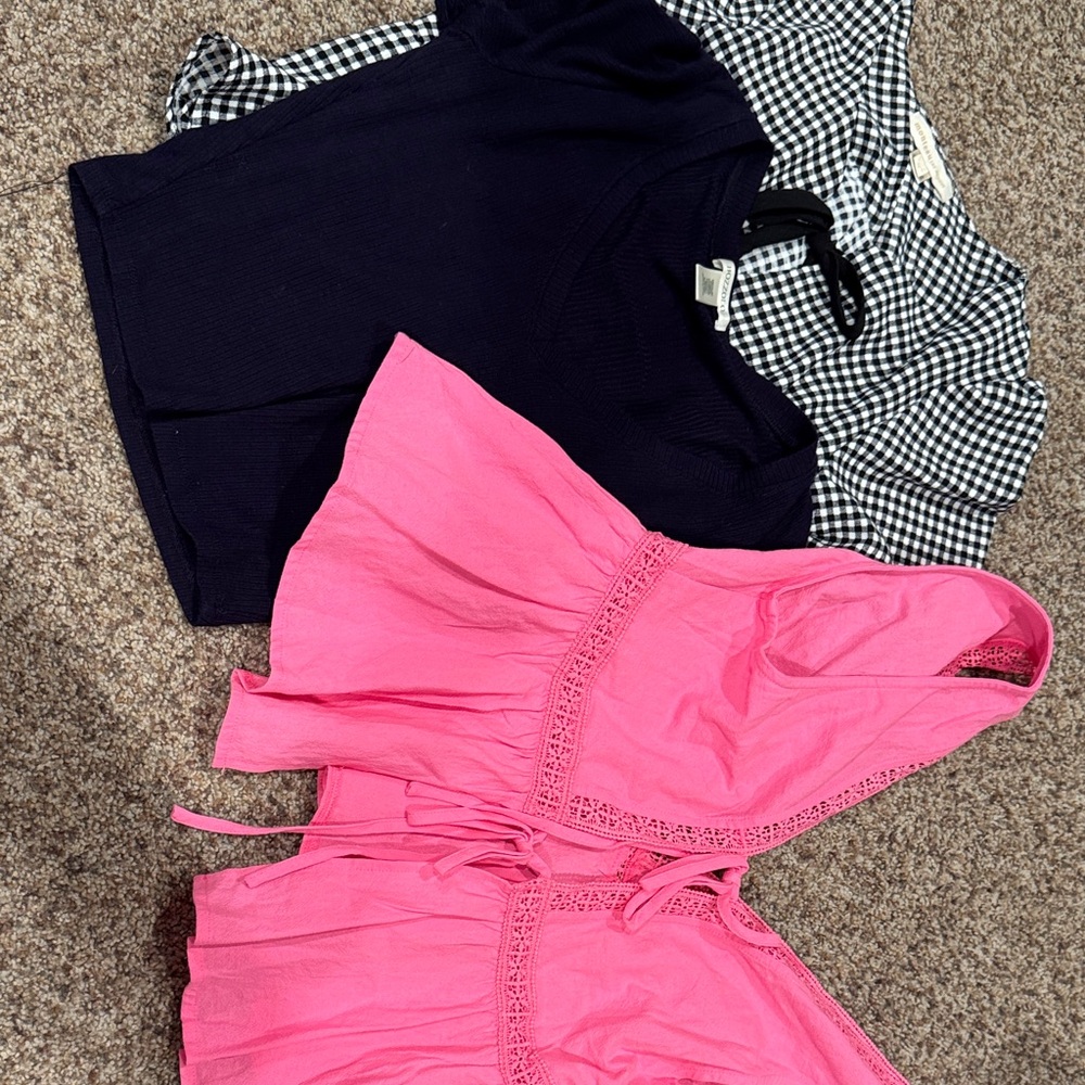 Monteau Checkered Black and White Top